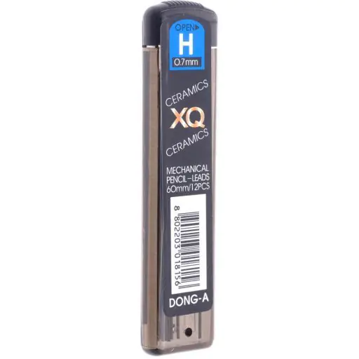 ⁨Grafity do ołówka automatycznego XQ 0.7mm H DONG-A⁩ w sklepie Wasserman.eu