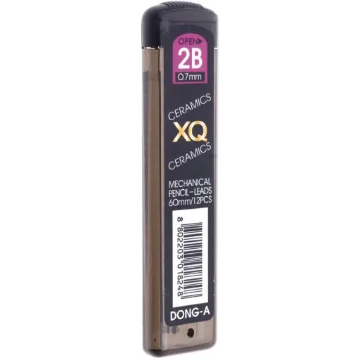 ⁨Grafity do ołówka automatycznego XQ 0.7mm 2B DONG-A⁩ w sklepie Wasserman.eu