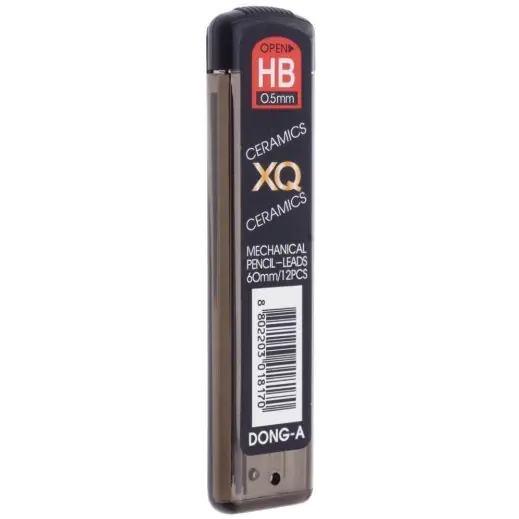 ⁨Grafity do ołówka automatycznego XQ 0.5mm HB DONG-A⁩ w sklepie Wasserman.eu