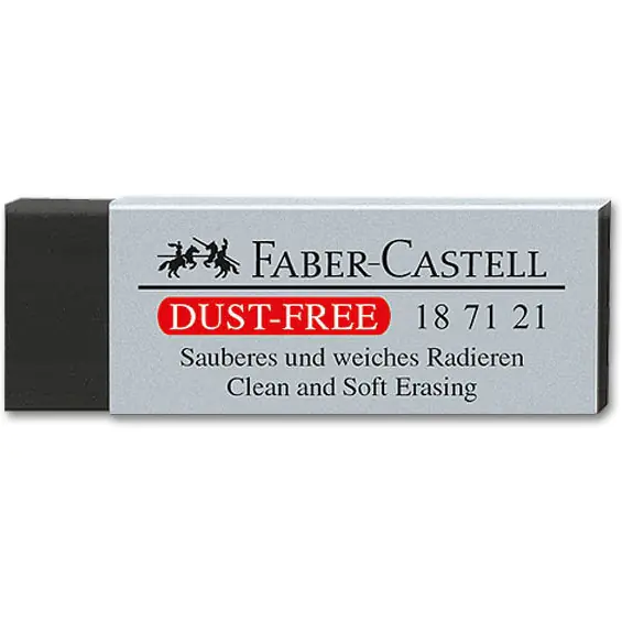 ⁨Eraser 'DUST-FREE' black FC187121 FABER CASTLE⁩ at Wasserman.eu