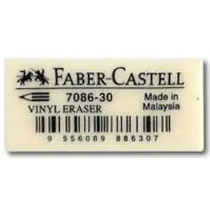 Pencil eraser white (30) 7086-30 FC188730 FABER CASTEL at Wasserman.eu