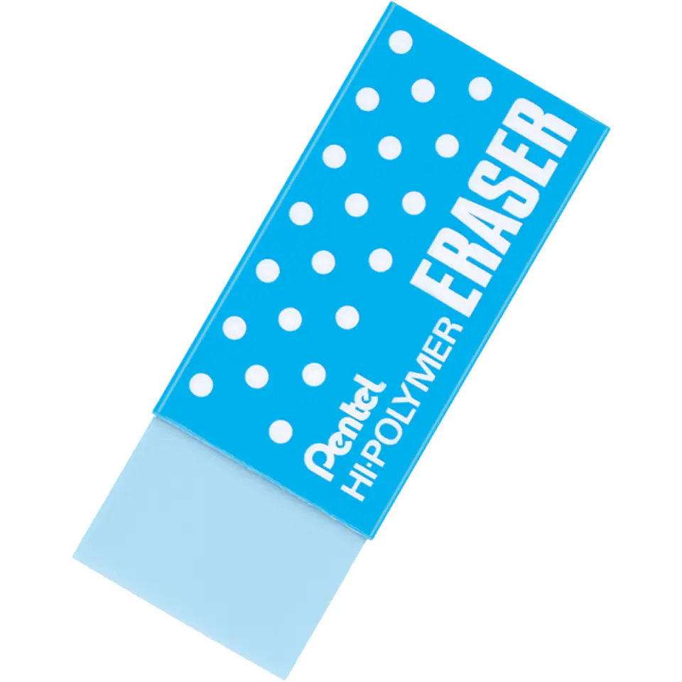 ⁨Pencil eraser ZEH-05S blue PENTEL small (43x17,5x11,5mm)⁩ at Wasserman.eu