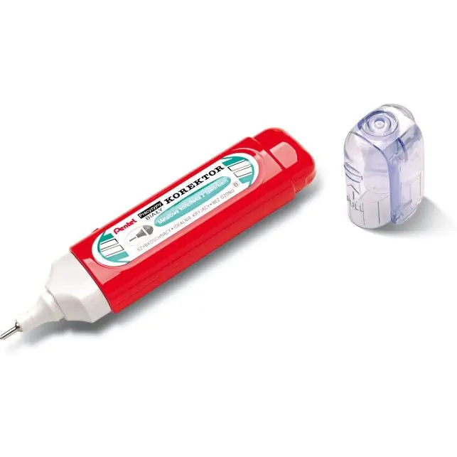 ⁨Korektor w piórze PENTEL ZLC31 12ml metalowa końcówka płaski⁩ w sklepie Wasserman.eu