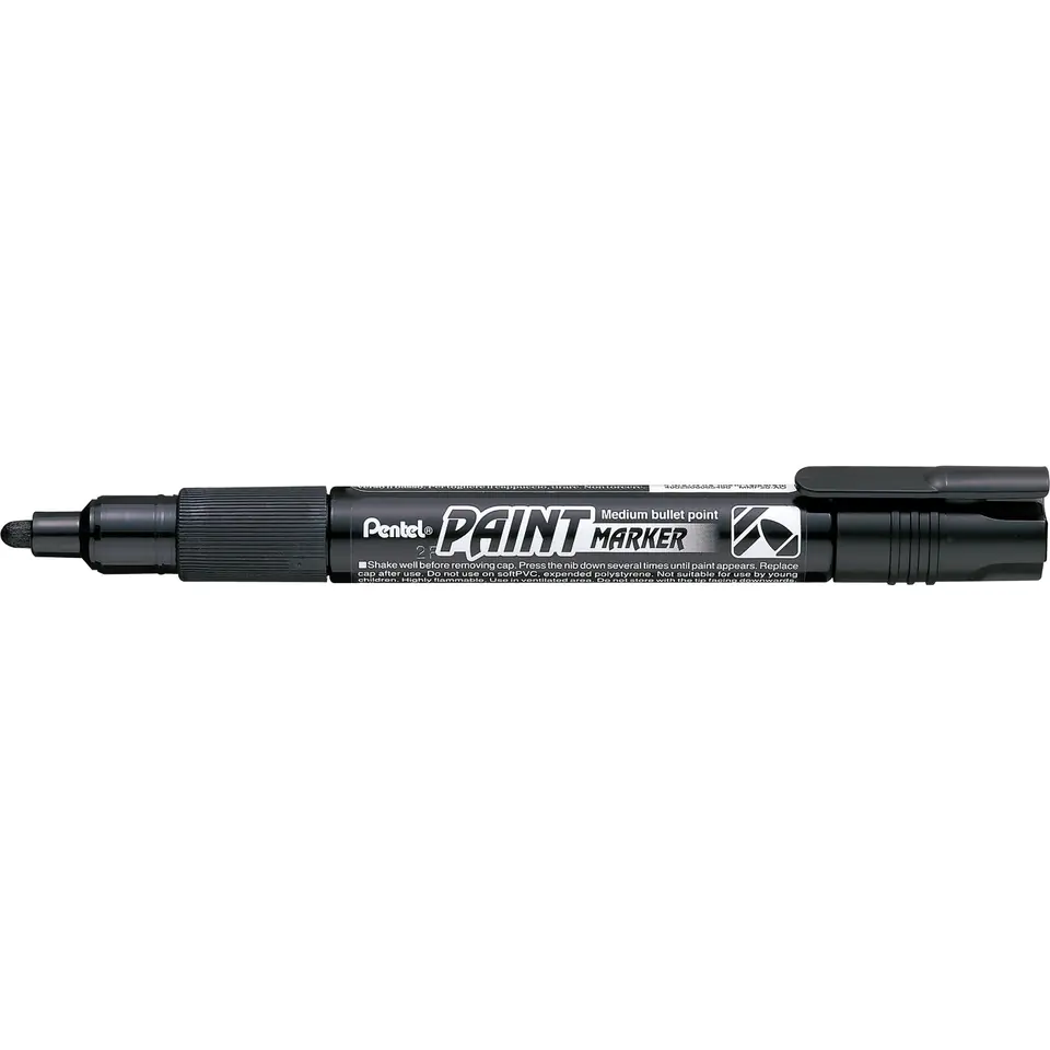 ⁨Decorative marker MMP20 black thick tip PENTEL⁩ at Wasserman.eu