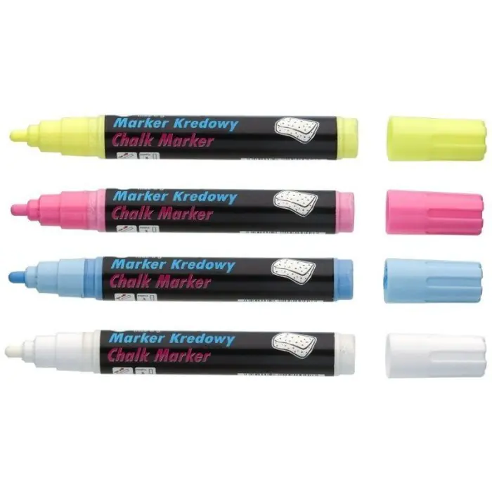 ⁨Marker chalk tip 4.5mm blue TO-292 12 TOMA⁩ at Wasserman.eu