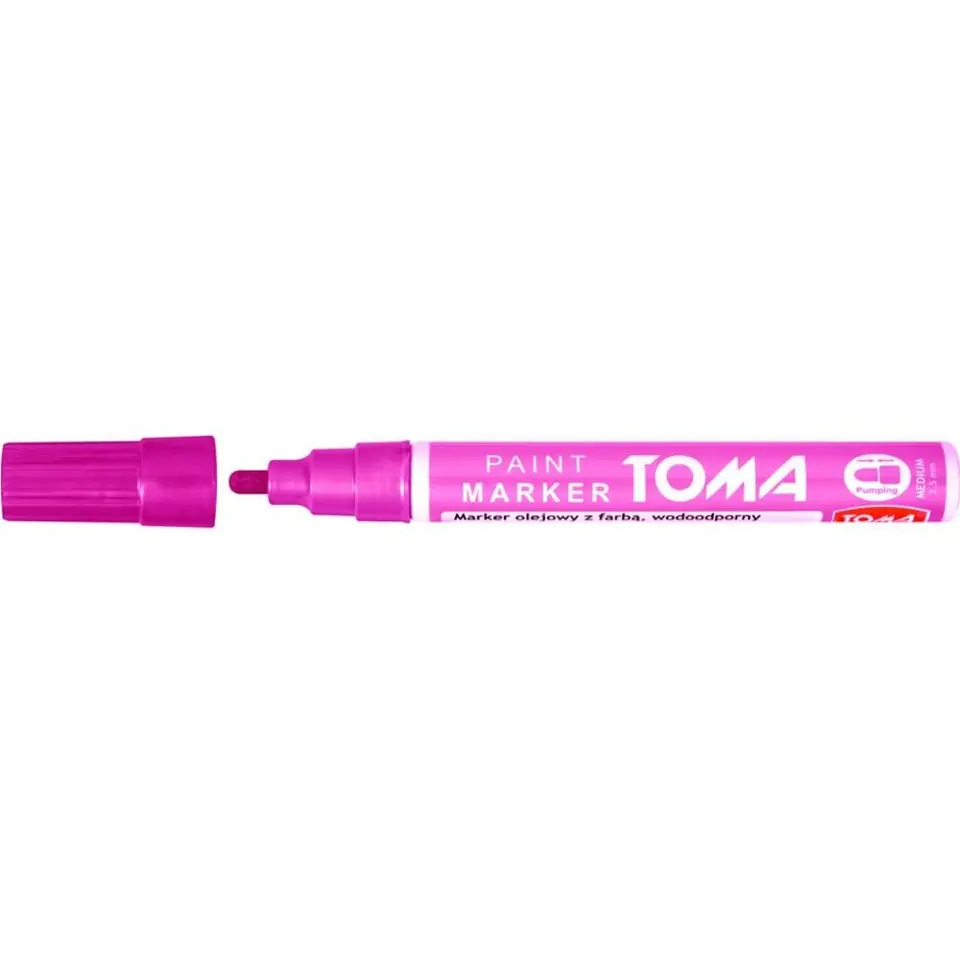 ⁨Oil marker TO-440 thickness 2.5mm pink TOMA⁩ at Wasserman.eu