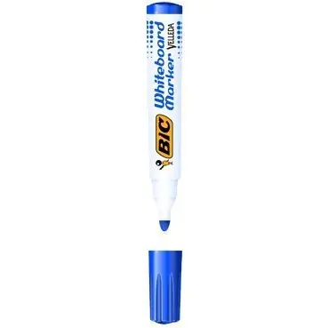 ⁨VELLEDA 1701 marker dry erase blue BIC ECO round tip 904938⁩ at Wasserman.eu