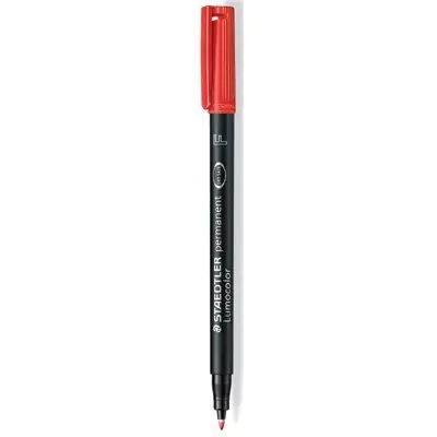 ⁨Permanent foliopis B 314 red STAEDTLER LUMOCOLOR S314-2⁩ at Wasserman.eu