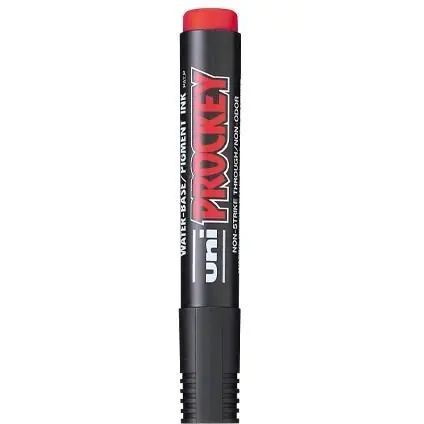 ⁨Permanent marker UNI PM-122 round red PROCKEY⁩ at Wasserman.eu