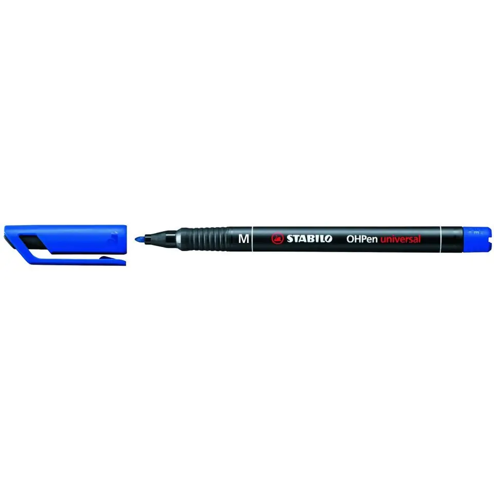 ⁨Foliopis STABILO OHPen M indelible 1.0mm blue 843/41⁩ at Wasserman.eu