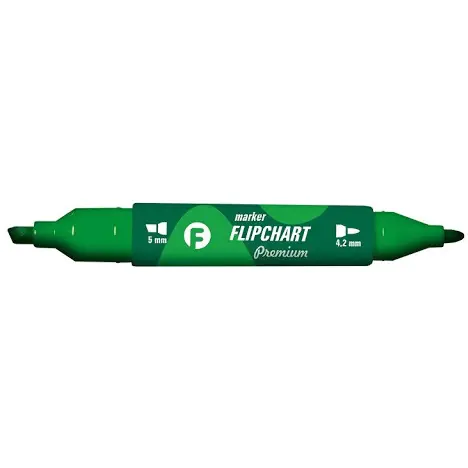 ⁨FLIPCHART marker green KM503-Z2 TETIS twostr5mm/4.2mm⁩ at Wasserman.eu