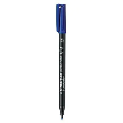 ⁨Foliopis permanentny M 317 niebieski STAEDTLER LUMOCOLOR S317-3⁩ w sklepie Wasserman.eu