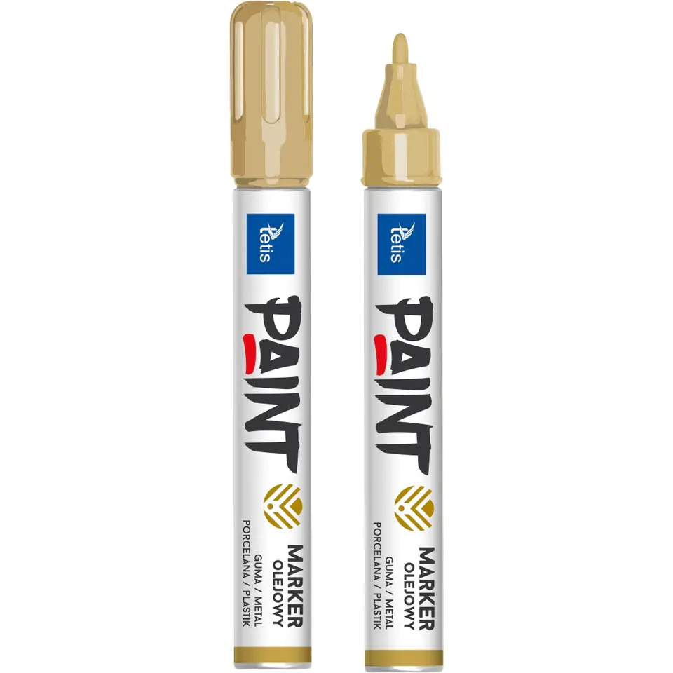 Oil marker 2mm round gold KM202-O TETIS at Wasserman.eu