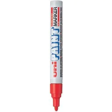 ⁨Marker olejowy UNI PX-20 czerwony UNPX20/DCE⁩ w sklepie Wasserman.eu