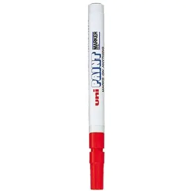 ⁨Marker olejowy UNI PX-21 czerwony UNPX21/DCE⁩ w sklepie Wasserman.eu