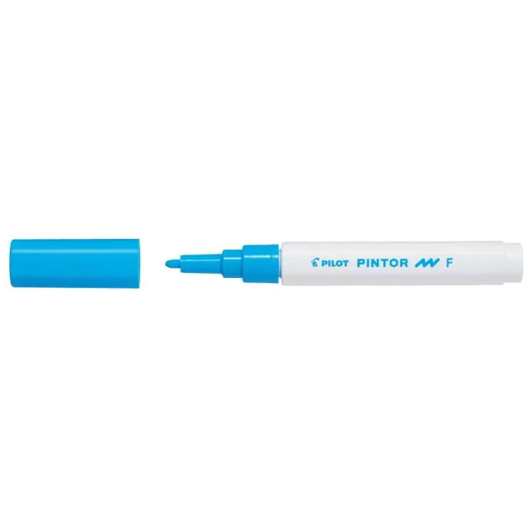 ⁨PINTOR F marker light blue PISW-PT-F-LB PILOT⁩ at Wasserman.eu