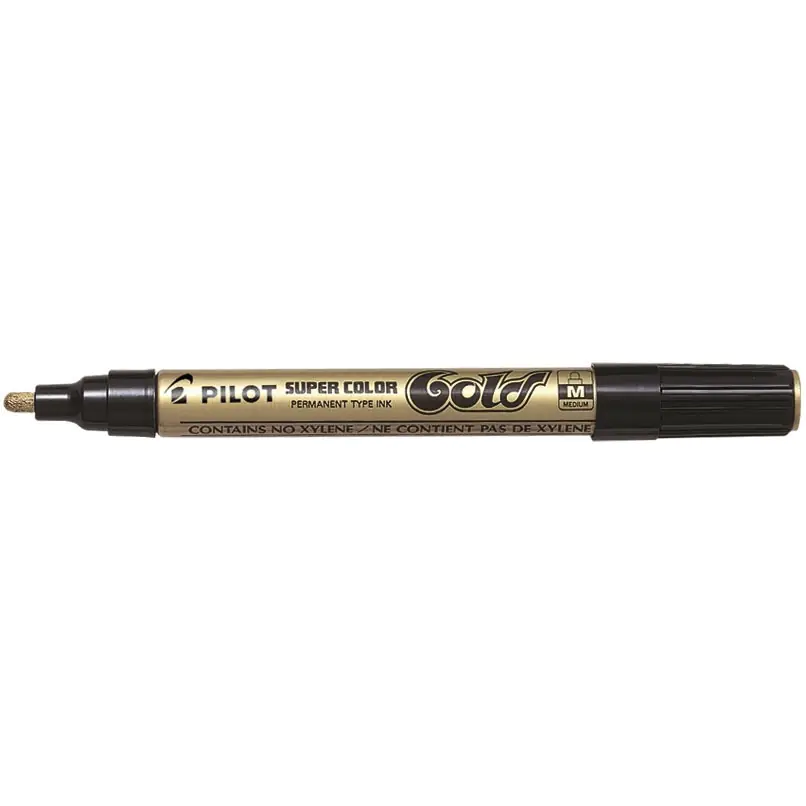 ⁨Marker olejowy PILOT grubość M złoty PISC-PBGM⁩ w sklepie Wasserman.eu