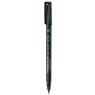 ⁨Foliopis permanentny S 313 czarny STAEDTLER LUMOCOLOR S313-9⁩ w sklepie Wasserman.eu