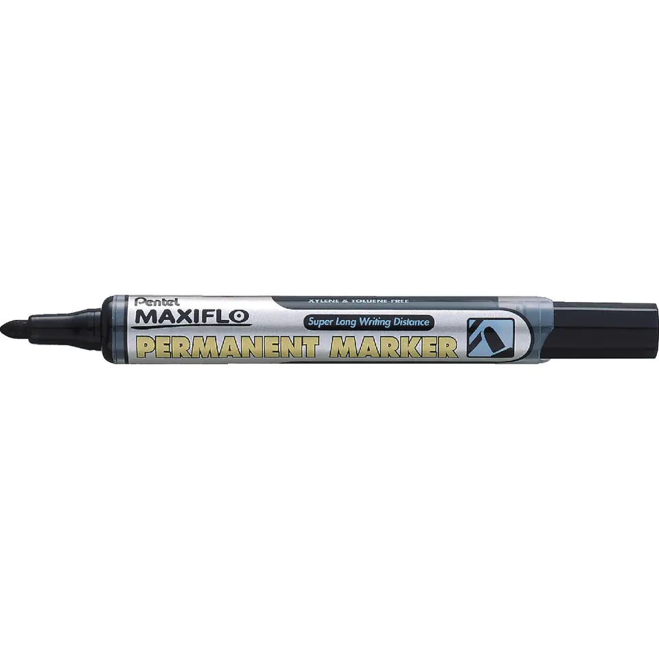 ⁨Permanent marker NLF50 black round with piston liquid ink PENTEL⁩ at Wasserman.eu