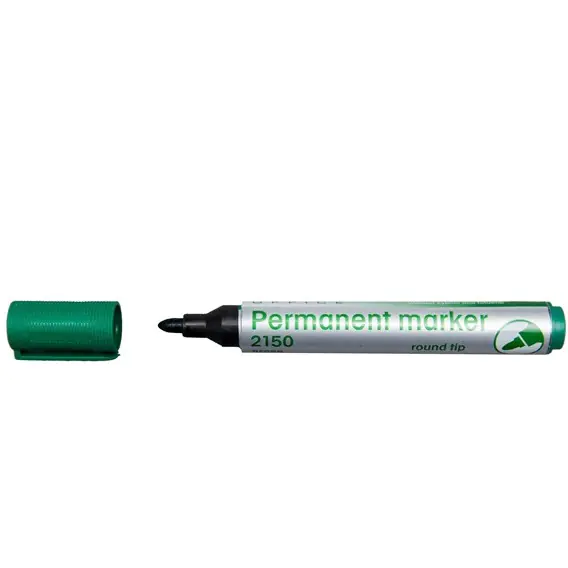 ⁨Marker permanentny 2150 zielony 110168 okrągła końcówka D.RECT⁩ w sklepie Wasserman.eu