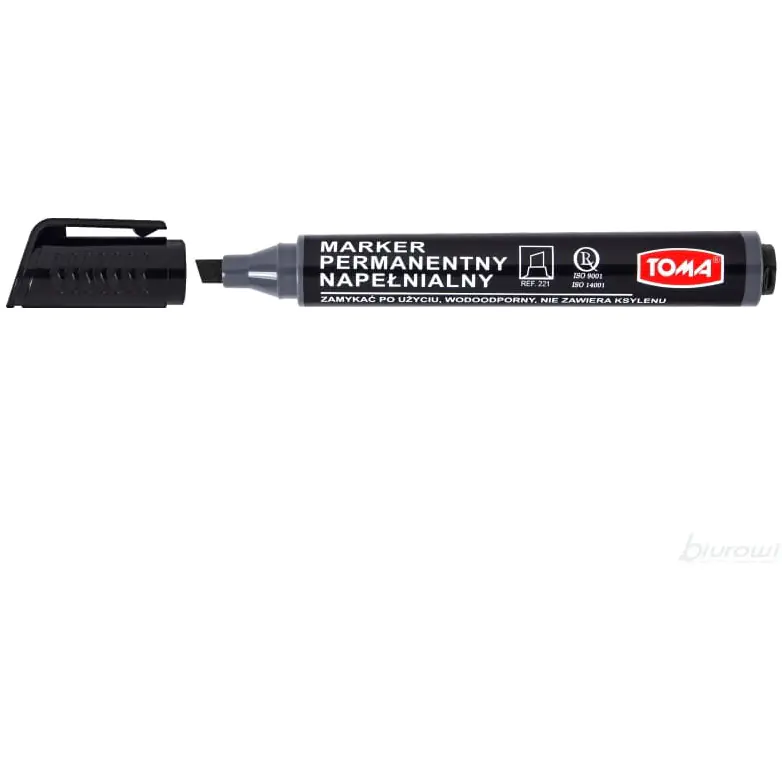 ⁨Permanent marker truncated black ARTLINE TO-221 TOMA⁩ at Wasserman.eu