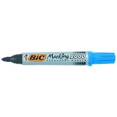 ⁨Permanent marker 2000 blue BIC ECO round tip 8209143⁩ at Wasserman.eu