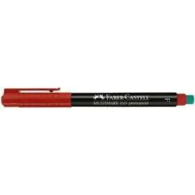 ⁨Foliopis with eraser OHP MULTIMARK M 1.0mm green 152563 FABER-CASTELL⁩ at Wasserman.eu