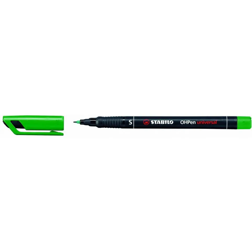 ⁨Foliopis STABILO OHPen S indelible 0.4mm green 841/36⁩ at Wasserman.eu