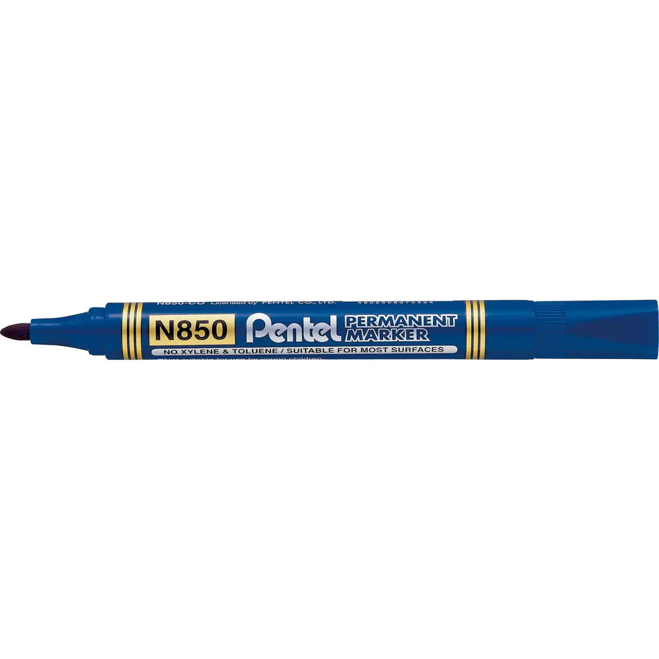 ⁨Permanent marker N850 blue round tip PENTEL⁩ at Wasserman.eu