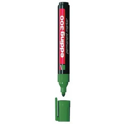 ⁨Permanent marker 300-4 green round tip 300/004/Z EDDING⁩ at Wasserman.eu