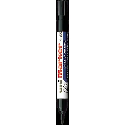 ⁨Permanent marker UNI NO-520 round black⁩ at Wasserman.eu