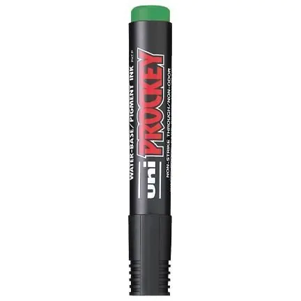 ⁨Permanent marker UNI PM-122 round green PROCKEY⁩ at Wasserman.eu