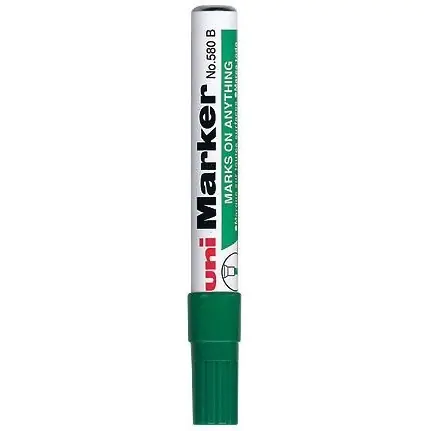 ⁨Permanent marker UNI NO-580 truncated green⁩ at Wasserman.eu