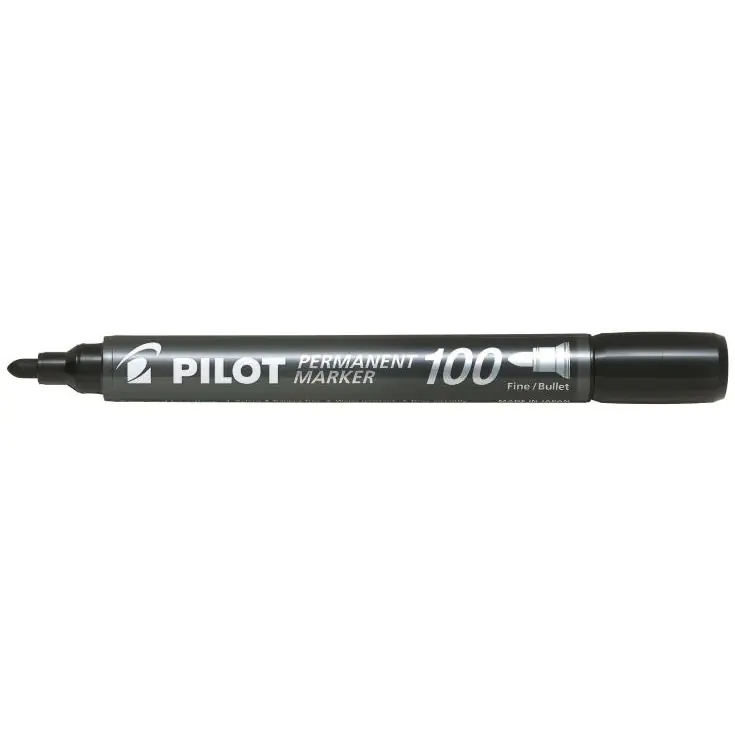 ⁨Marker permanentny SCA-100 czarny SCA-100-B PILOT⁩ w sklepie Wasserman.eu