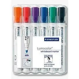 ⁨Dry-erase marker 351 WP6 6pcs in STAEDTLER case⁩ at Wasserman.eu