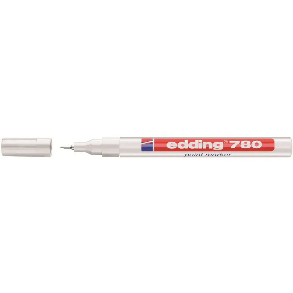 ⁨Marker 780 lakierowy biały 0,8mm okrągła końcówka 780/049/B EDDING⁩ w sklepie Wasserman.eu