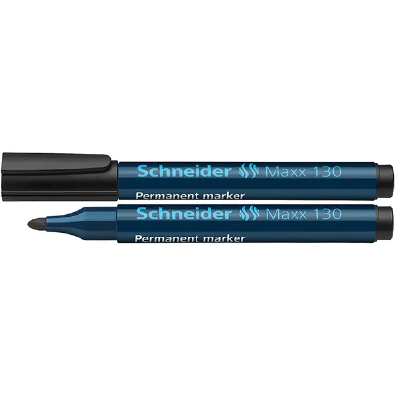 ⁨Marker perm.Maxx 130 okrągły czarny 113001 SCHNEIDER⁩ w sklepie Wasserman.eu