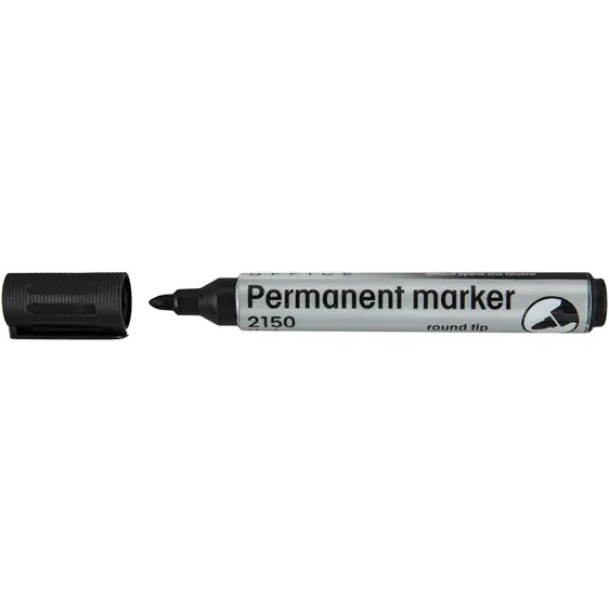 ⁨0566# Permanent marker black round⁩ at Wasserman.eu