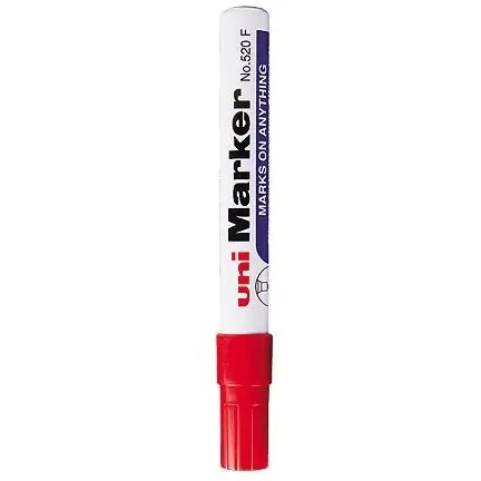 ⁨Permanent marker UNI NO-520 round red⁩ at Wasserman.eu