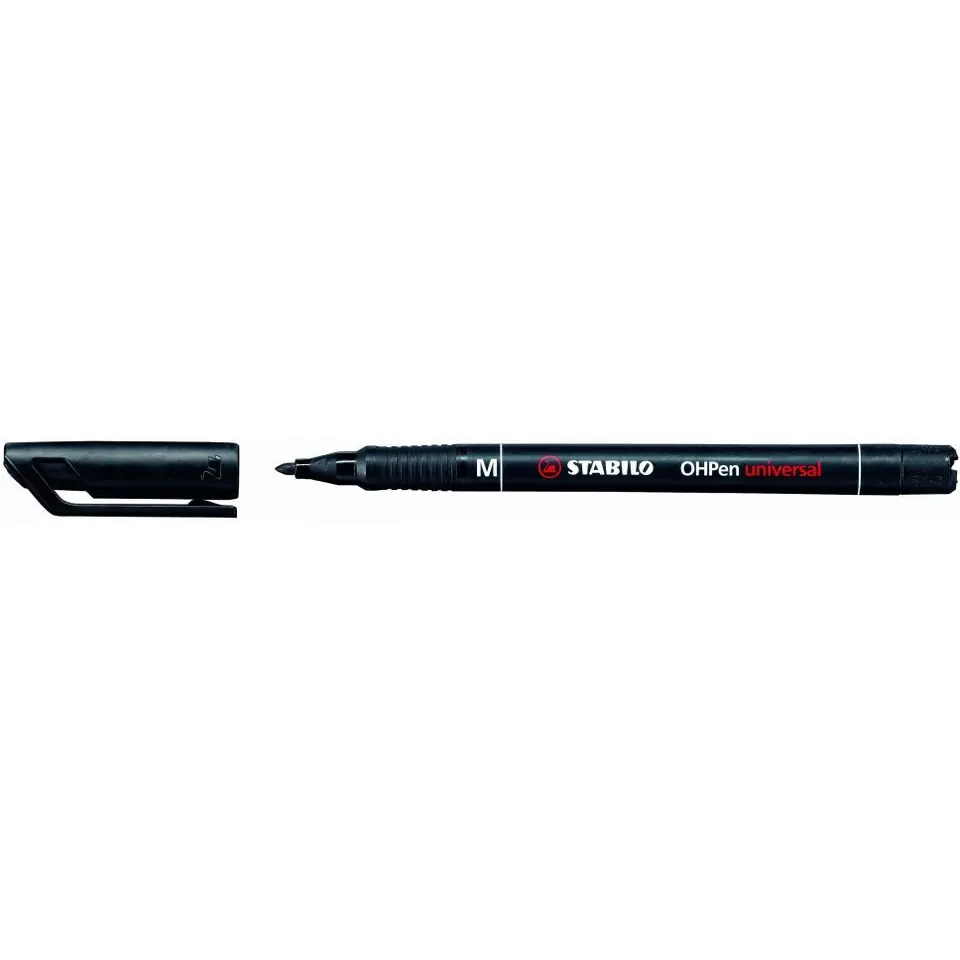 ⁨Foliopis STABILO OHPen M indelible 1.0mm black 843/46⁩ at Wasserman.eu