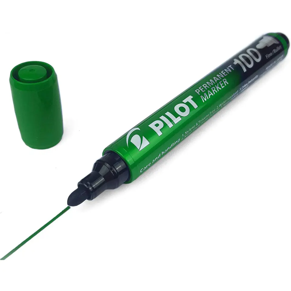 ⁨Permanent marker SCA-100 green SCA-100-G PILOT⁩ at Wasserman.eu