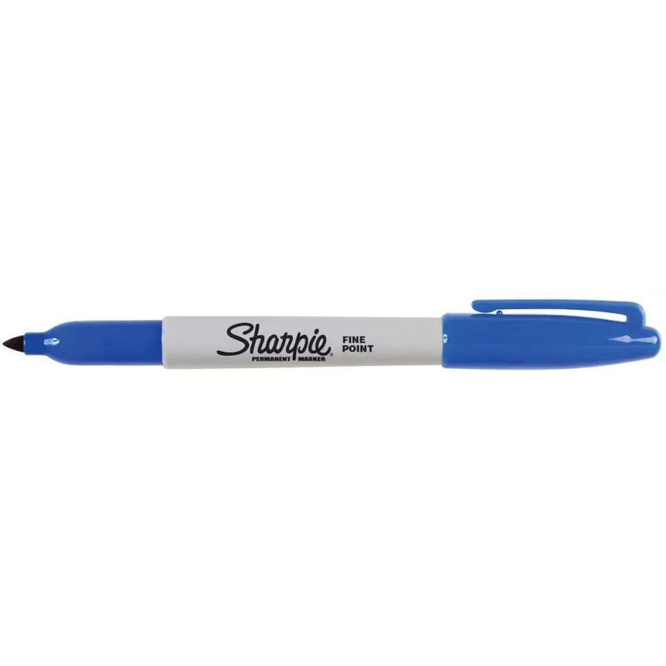 ⁨Marker permanentny SHARPIE FINE niebieski S0810950⁩ w sklepie Wasserman.eu