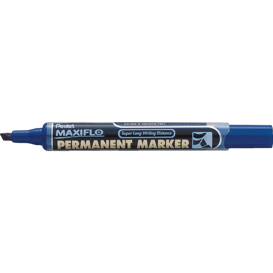 ⁨Permanent marker NLF60 blue truncated with piston liquid ink PENTEL⁩ at Wasserman.eu