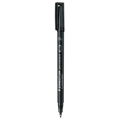 ⁨Permanent foliopis F 318 black STAEDTLER LUMOCOLOR S318-9⁩ at Wasserman.eu