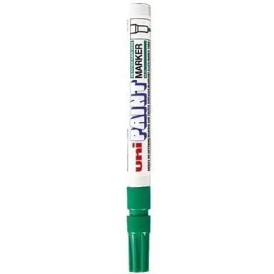 ⁨Marker olejowy UNI PX-21 zielony UNPX21/DZI⁩ w sklepie Wasserman.eu