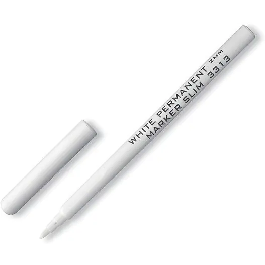⁨Permanent marker white 2mm 3313 KOH-I-NOOR⁩ at Wasserman.eu