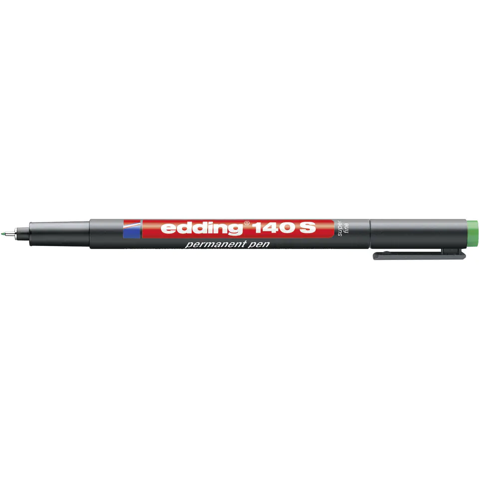 ⁨Marker niezmywalny do folii 0,3mm zielony 140S/004/ZI ED EDDING⁩ w sklepie Wasserman.eu