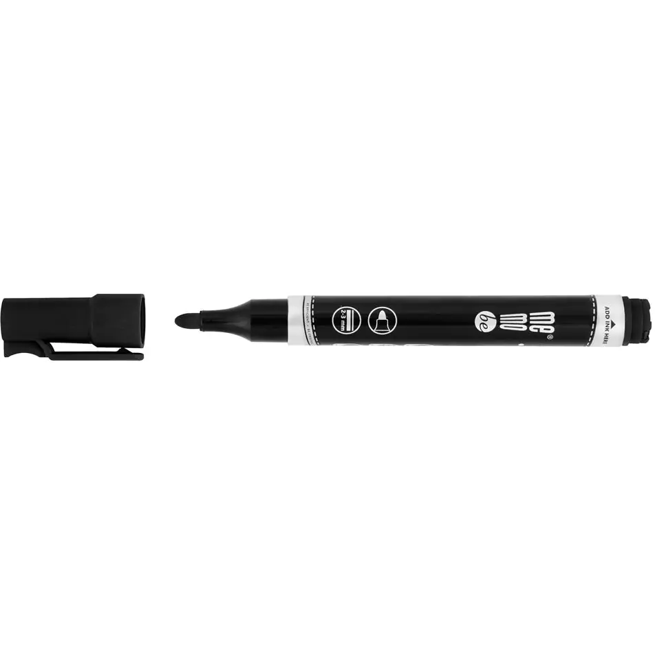 ⁨Permanent marker black round tip MM022-02 MEMOBE⁩ at Wasserman.eu