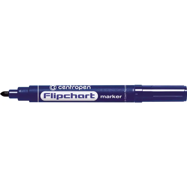 ⁨Marker FLIPCHART 8550 niebieski okrągła końcówka CENTROPEN⁩ w sklepie Wasserman.eu