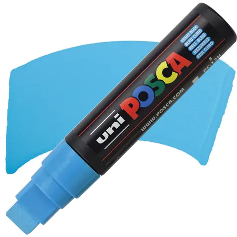 ⁨Marker z farbą plakatową Posca PC-17K, jasno niebieski, Uni⁩ w sklepie Wasserman.eu
